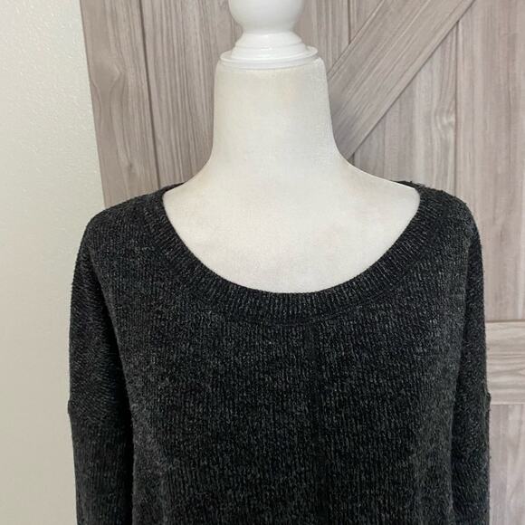 NWT Band of gypsies extra small heather gray sweater - Picture 4 of 6